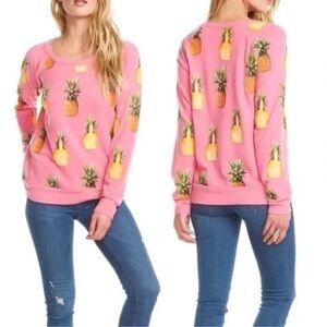 Chaser pineapple sweater medium